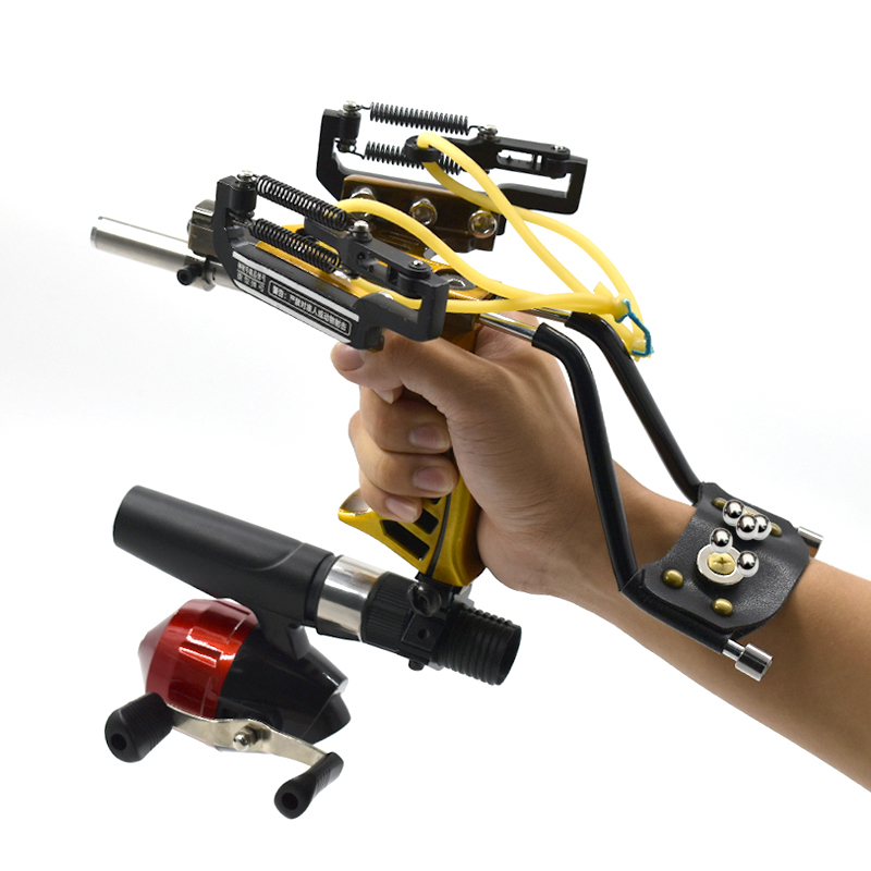 Upgraded Hand-held Metal Sling - Speargun Rubber Band ulasan dan harga
