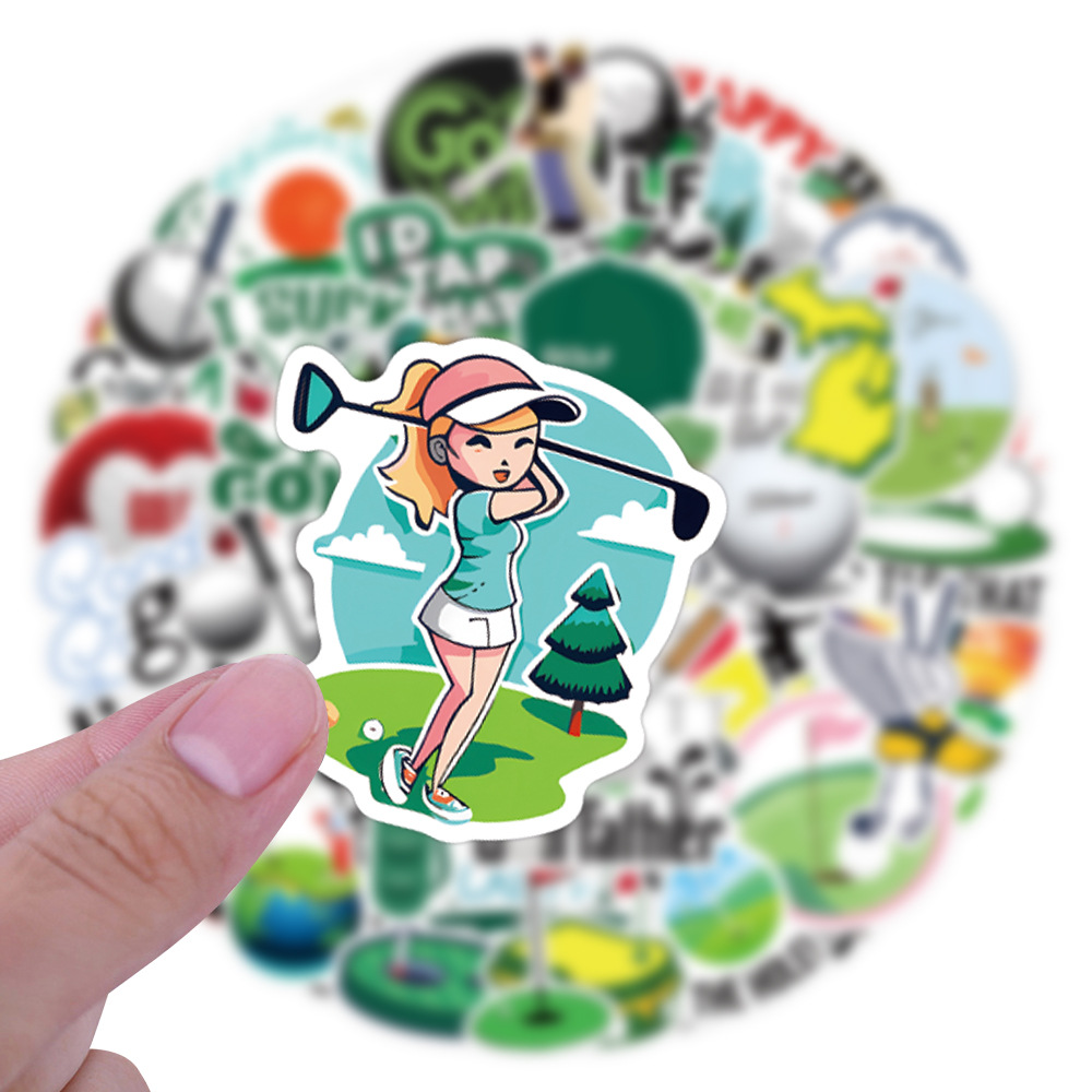 60pcs Ball Sports Golf Graffit - Aqua Sports Club ulasan dan harga