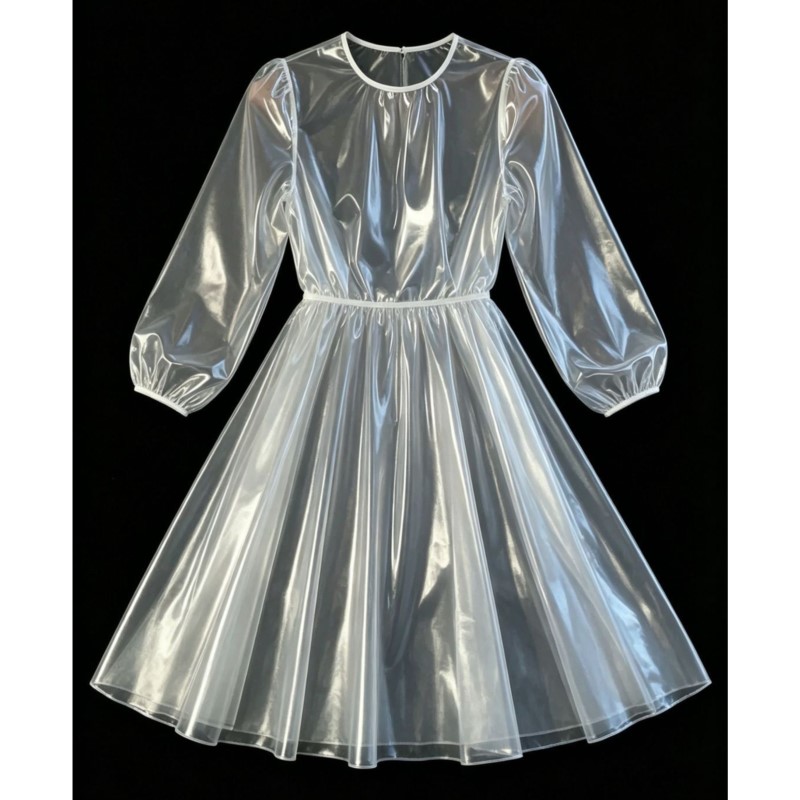Men Women Transparent PVC Dres - Aqua Sports Club ulasan dan harga