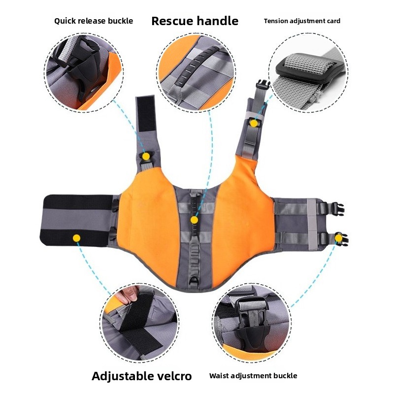 Pet Life Vest Dog Life Jacket  - Life Jacket Buoyancy ulasan dan harga