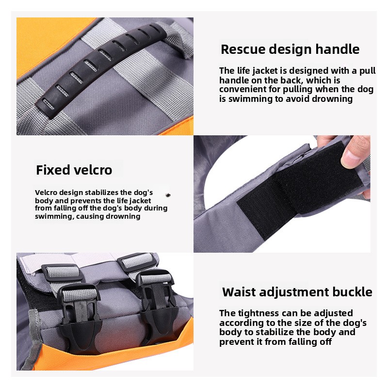 Pet Life Vest Dog Life Jacket  - Life Jacket Buoyancy ulasan dan harga