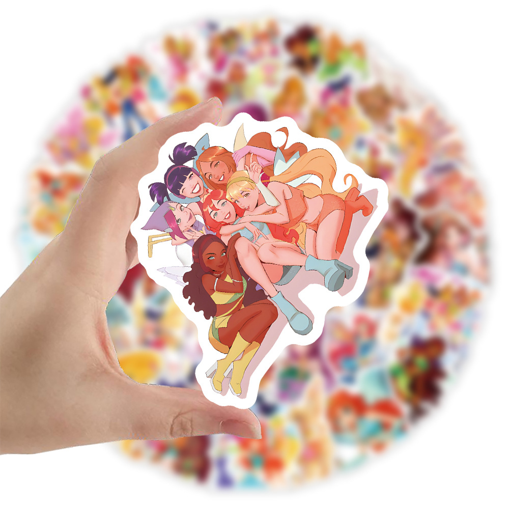 10/30/60PCS Winx Club Cartoon  - Aqua Sports Club ulasan dan harga