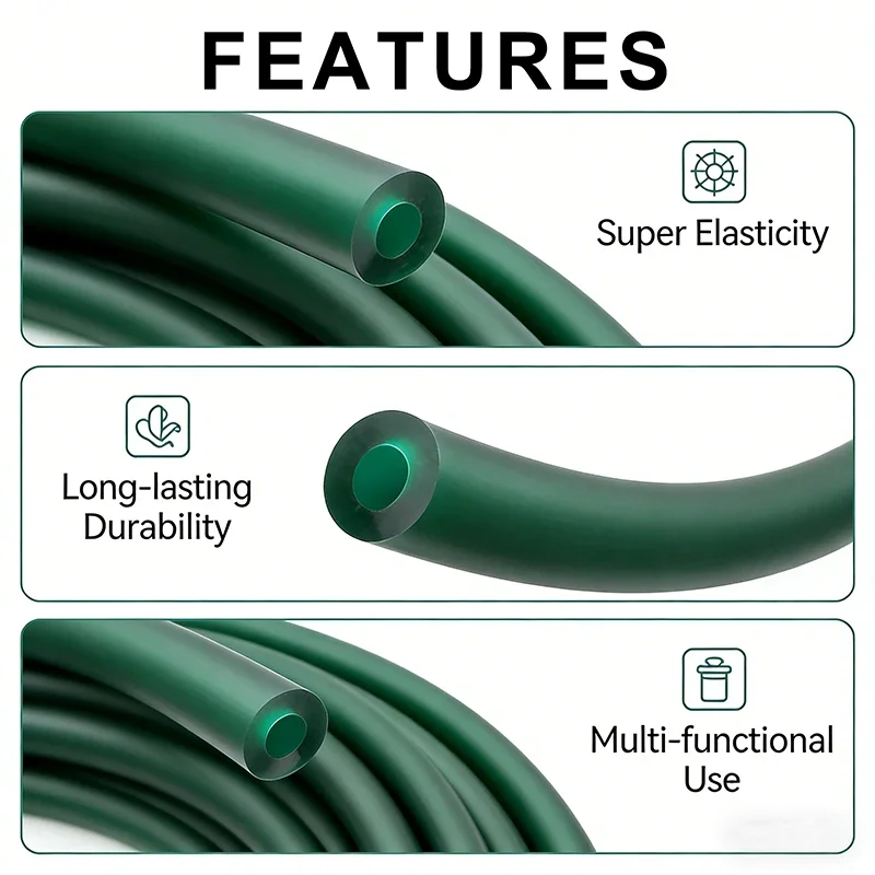 Dark Green Natural Latex Rubbe - Speargun Rubber Band ulasan dan harga